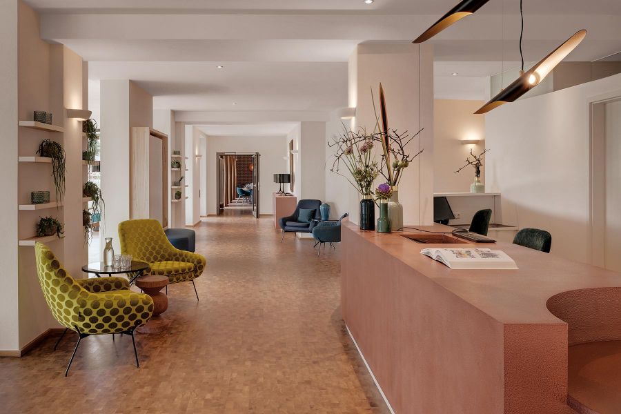 Hotelrezeption im Landgut Nedlitz Potsdam