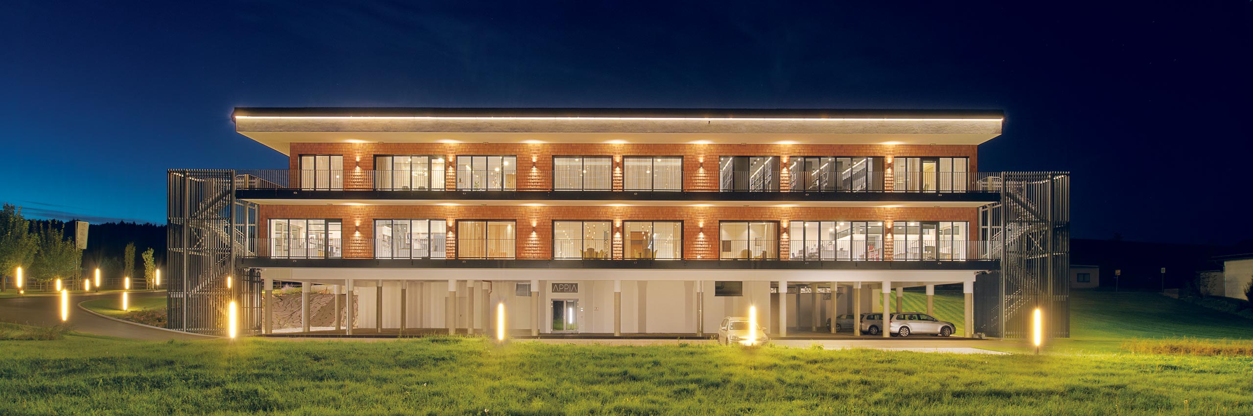 S&uuml;dansicht B&uuml;rogeb&auml;ude Appia Contract GmbH