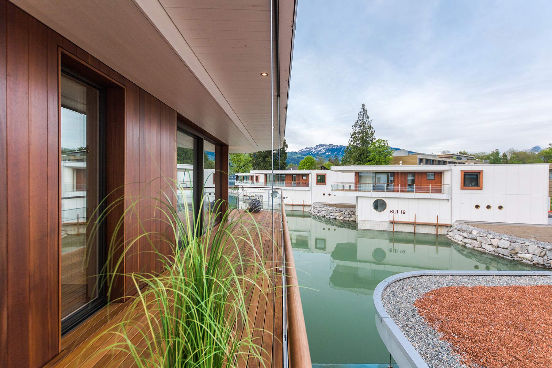 Balkon der Seevilla mit faszinierendem Ausblick