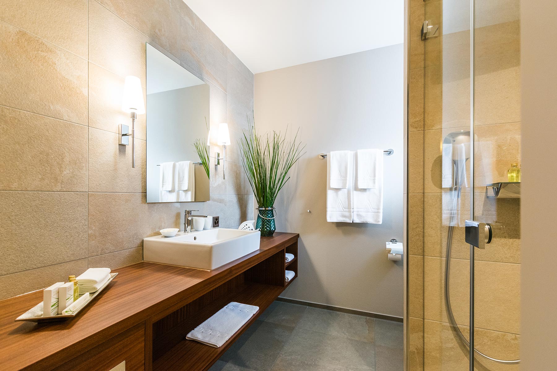 Badezimmer der Seevilla