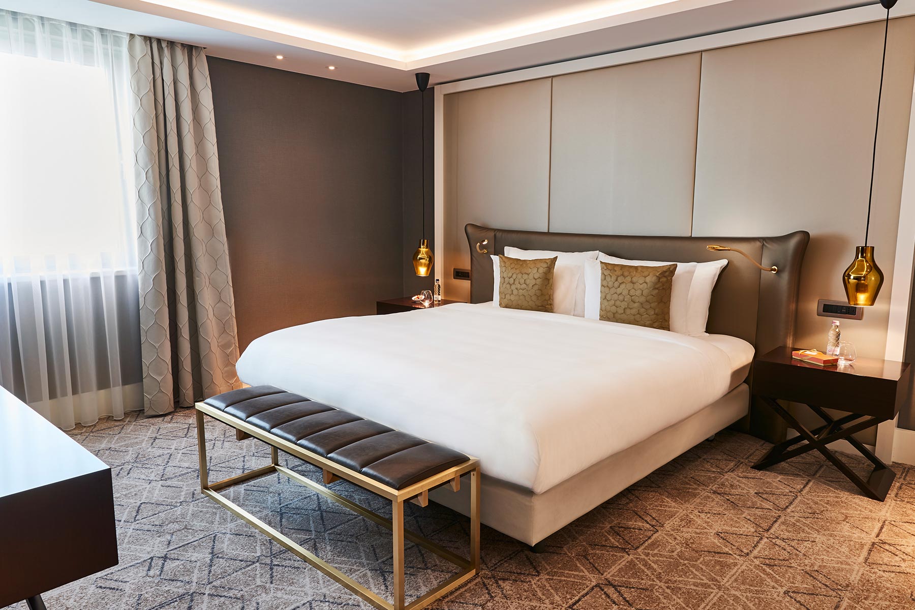 Hotelzimmer des Kempinski Hotels