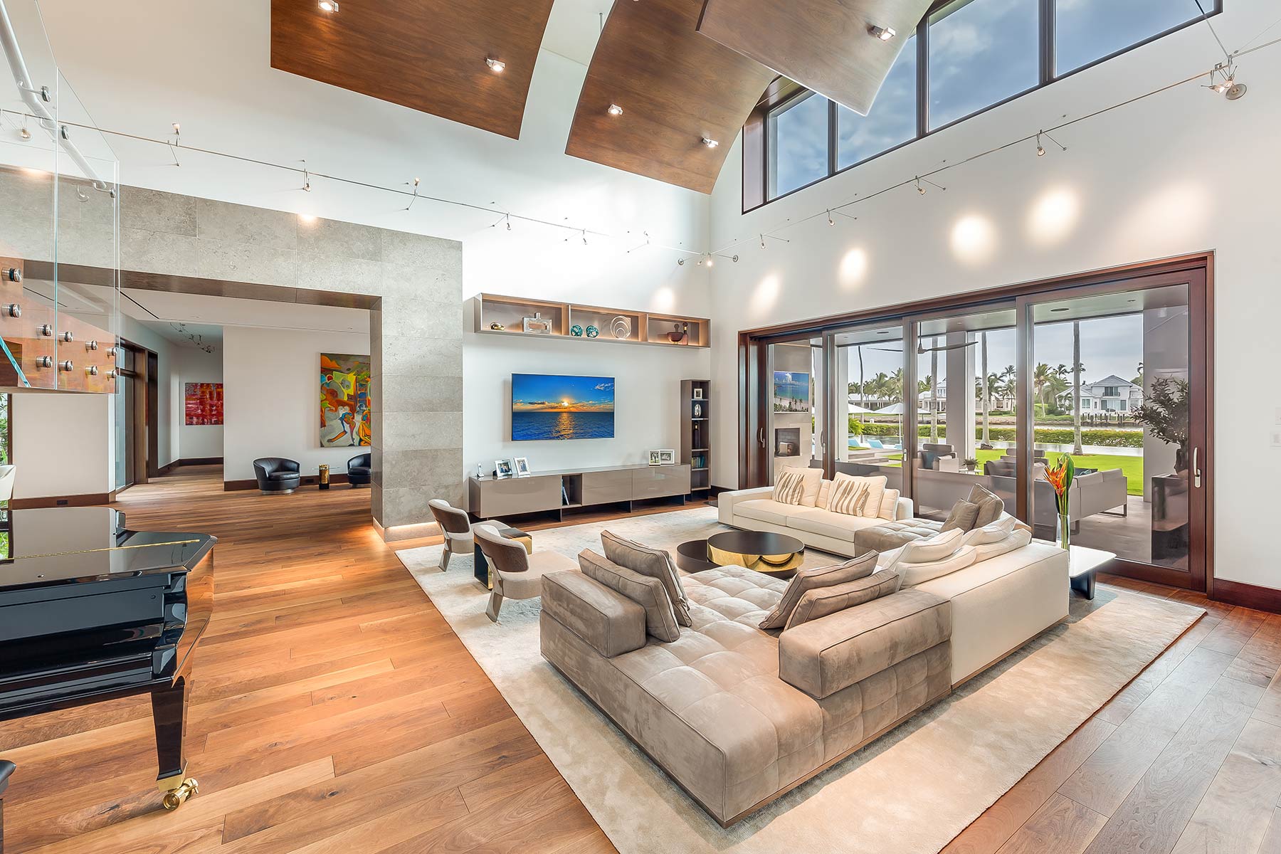 Das Wohnzimmer der Ditsch Villa in Florida