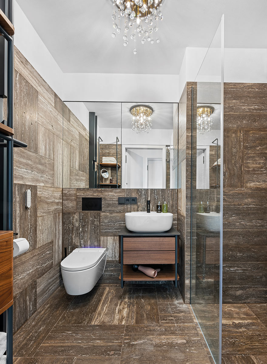 Badzimmer im hochwertigen Design