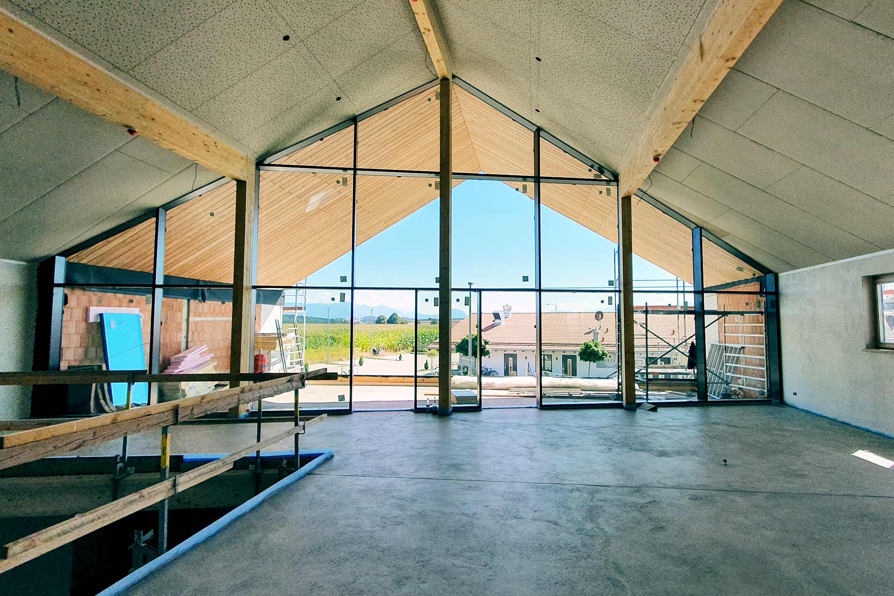 Baufortschritt beim Appia Projekt in Vogtareuth