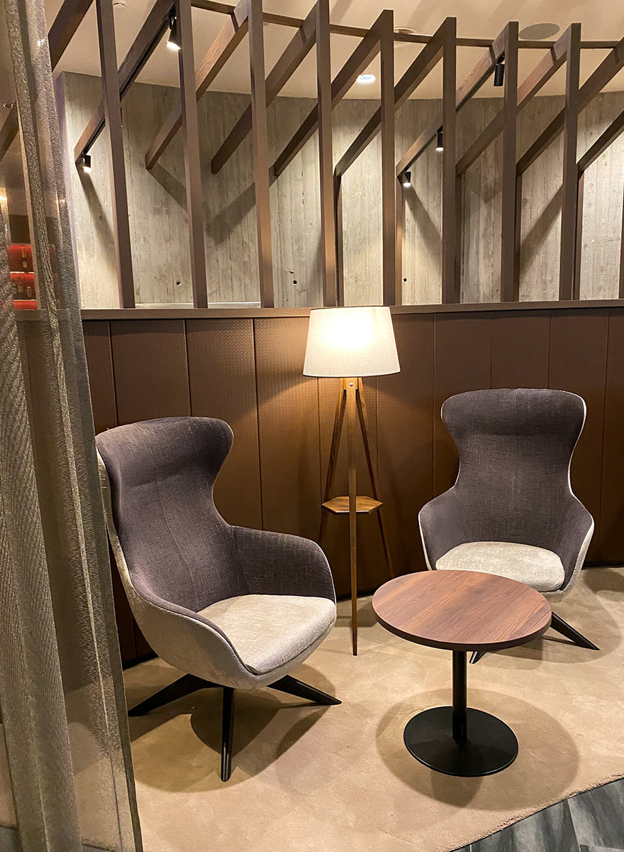 Leseecke in der Lobby