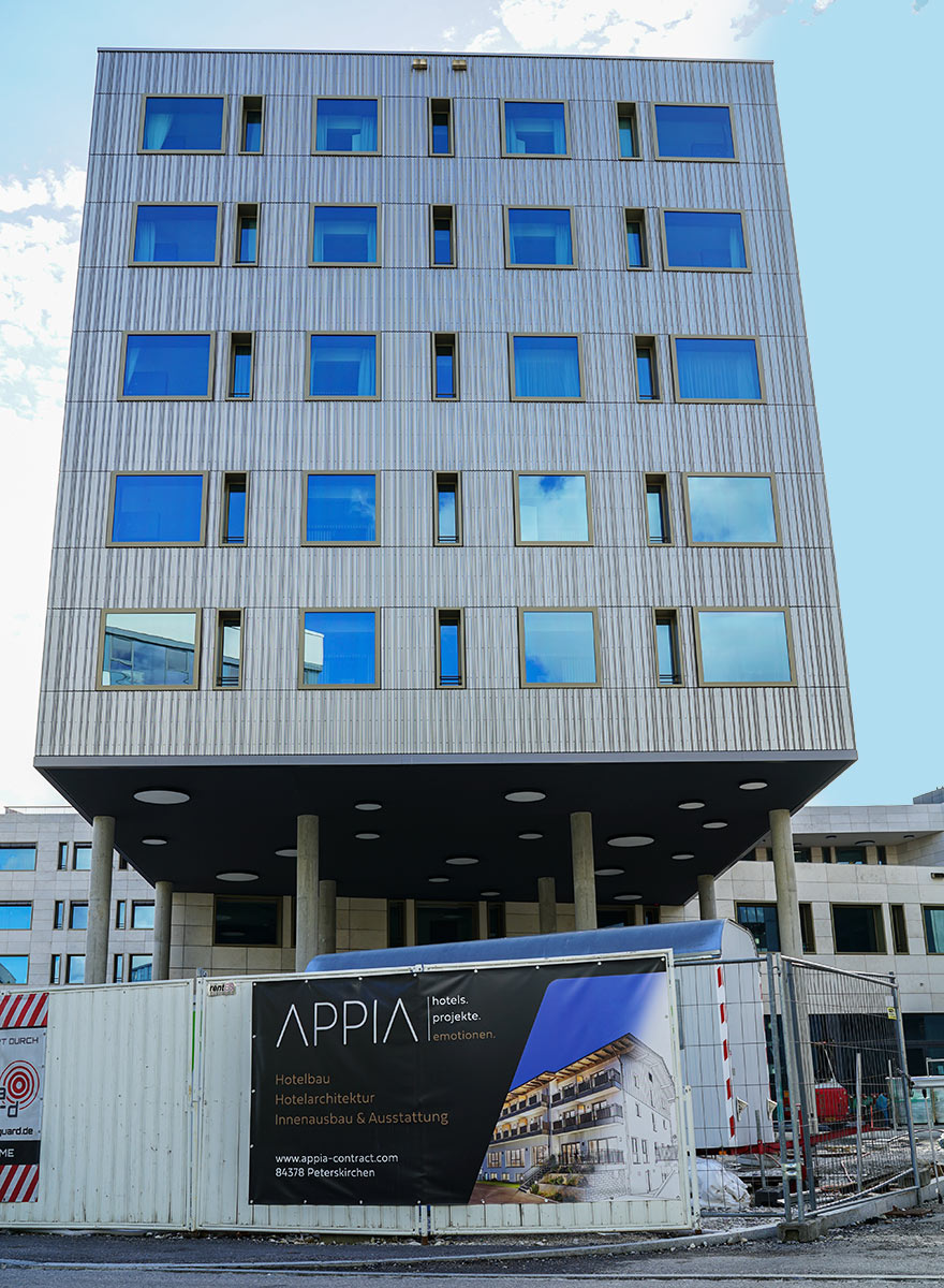 Küche in der Hotelsuite im Hotel Seeblick