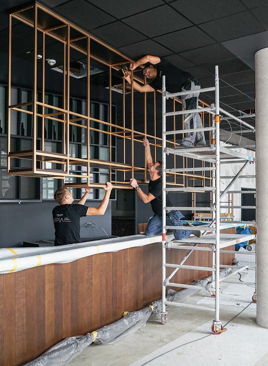 Hotelbar im eindrucksvollen Design