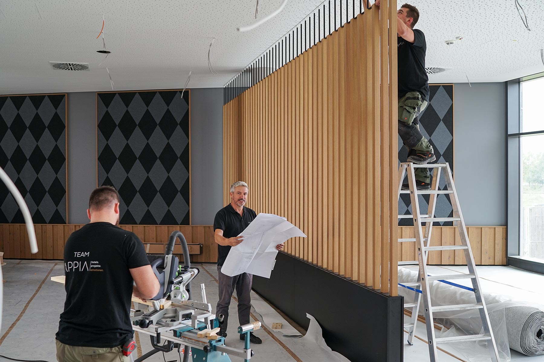 Appia Projektleiter auf der Baustelle