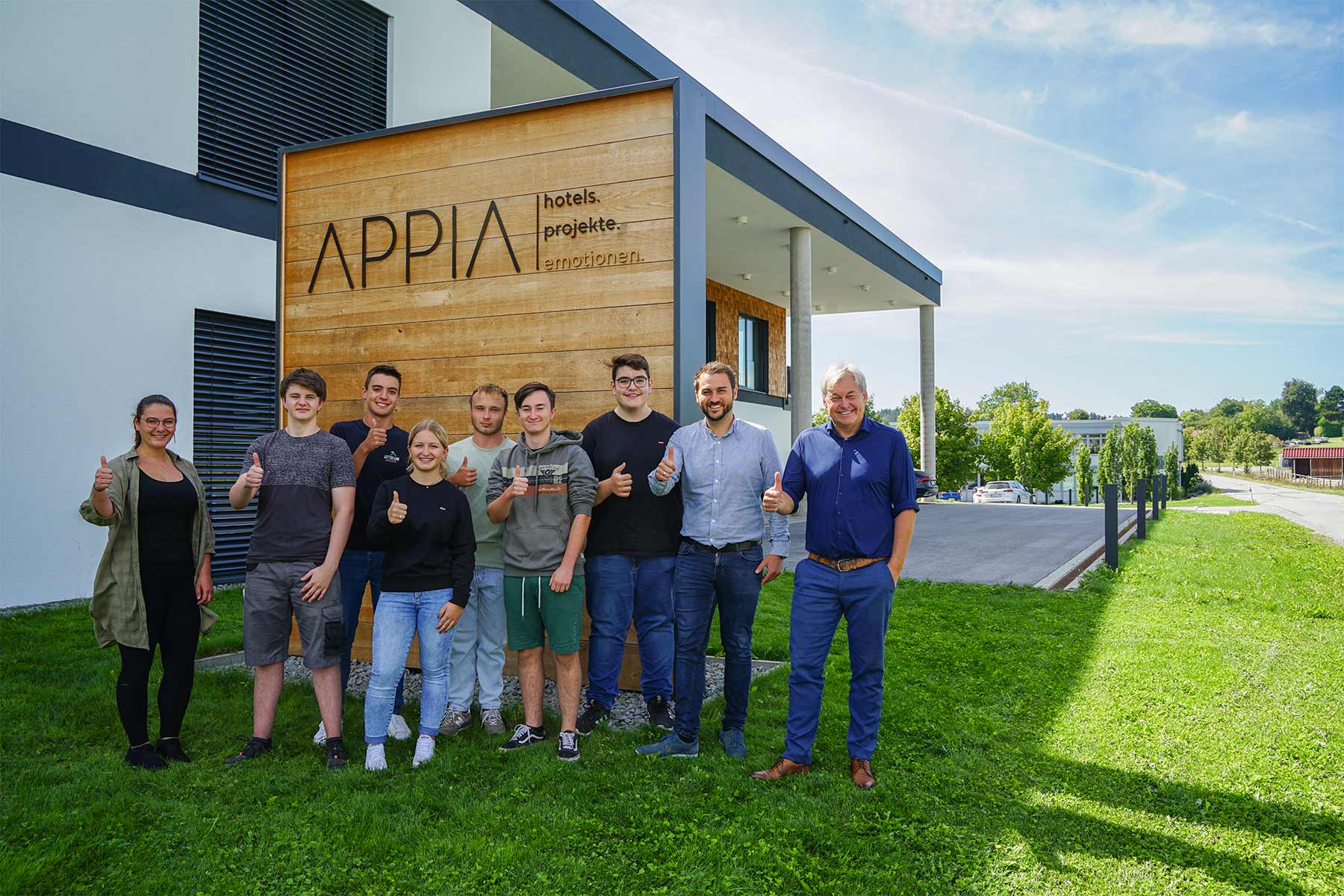 Appia begr&uuml;&szlig;t 6 neue Auszubildende in Peterskirchen / Dietersburg