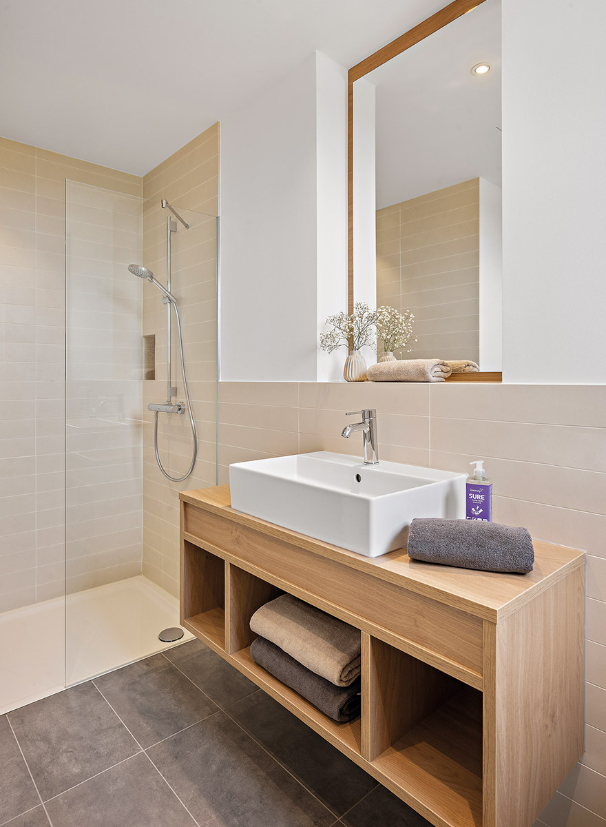 Apartment Badezimmer in Vogtareuth