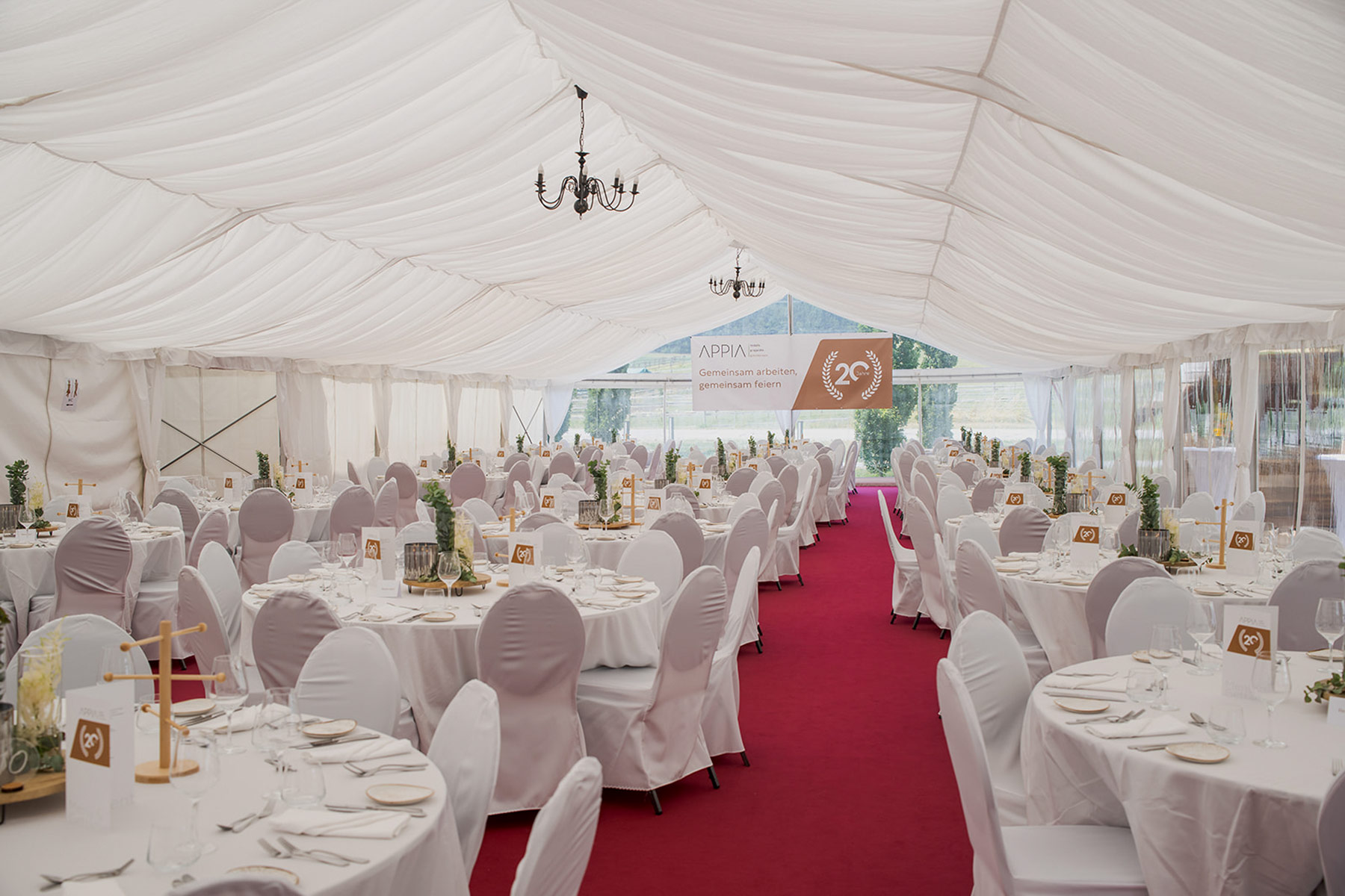 Appia feiert 20 Jahre im Festzelt