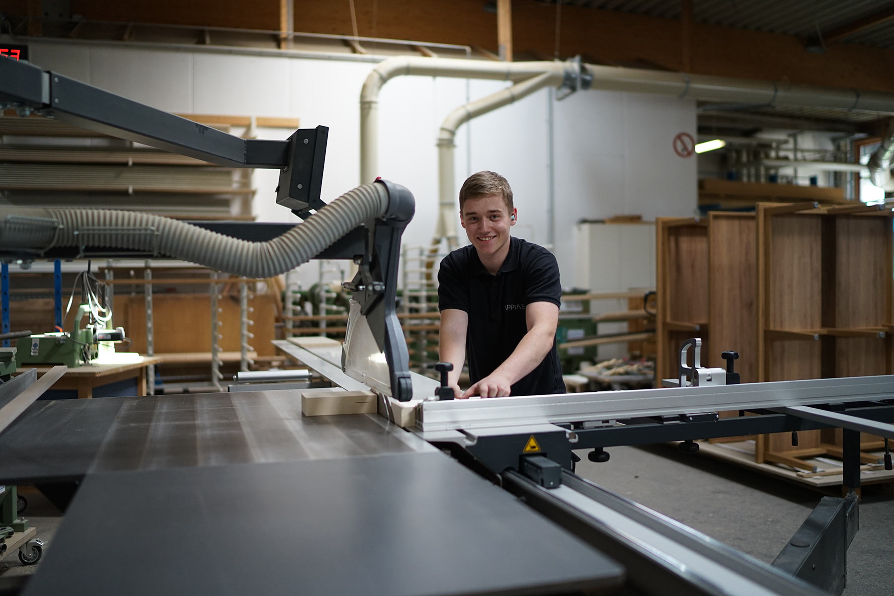 Foto von Florian in der Produktion