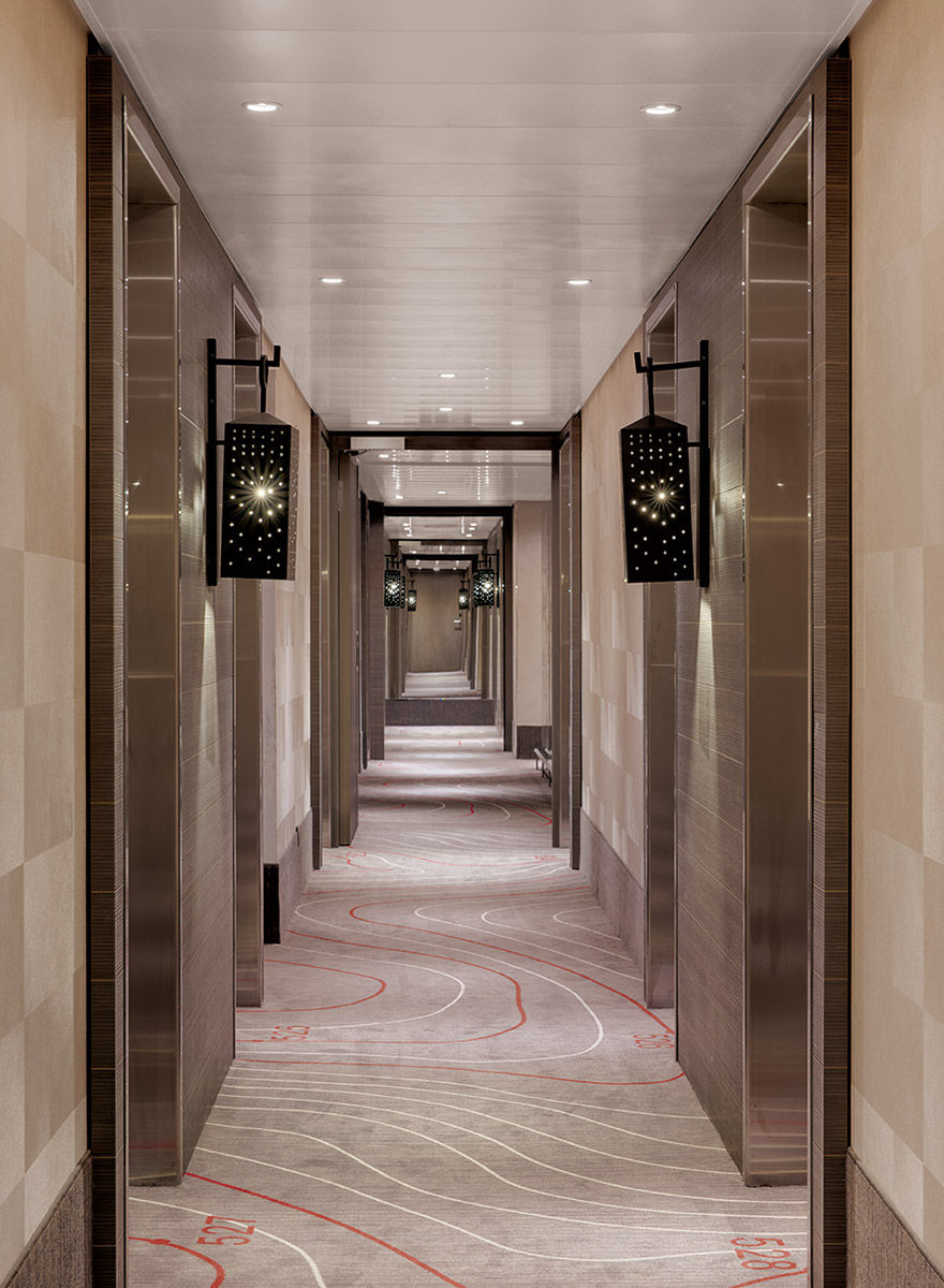 Hotelgang im Agora Swiss Night Hotel