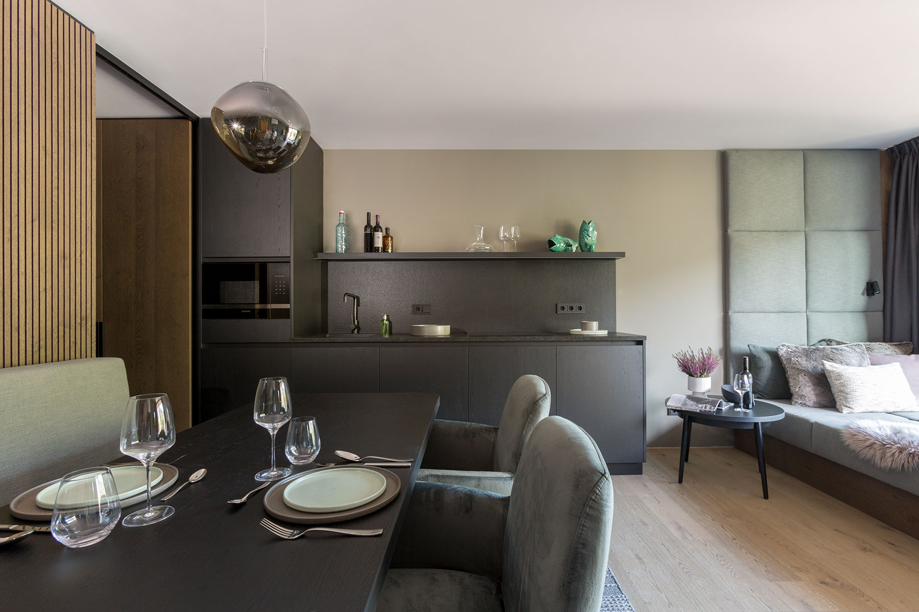 K&uuml;chenzeile im Chalet