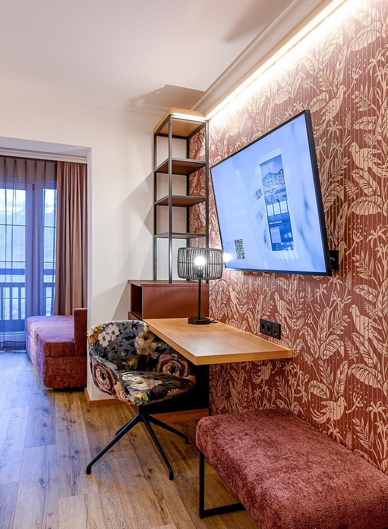 Wandverkleidung mit gefr&auml;sten Lamellen