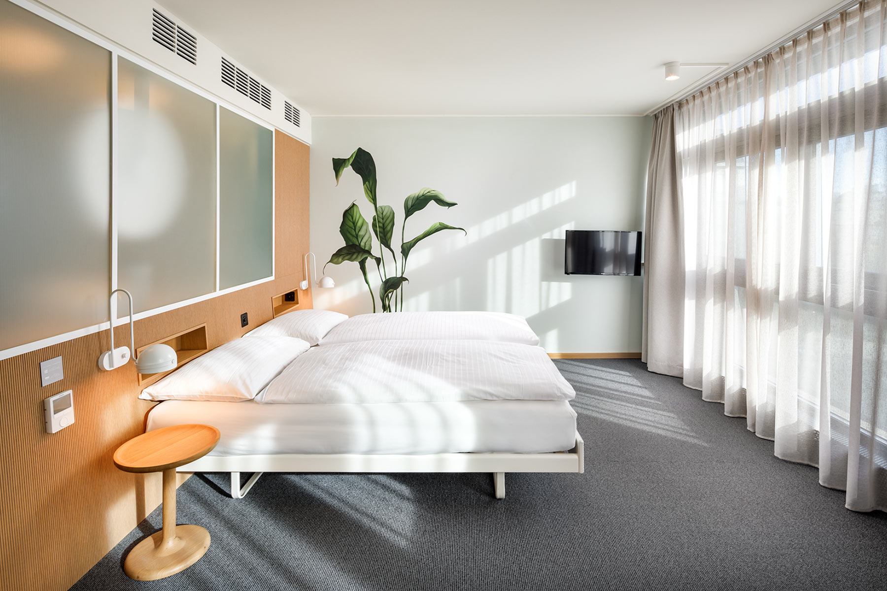 Doppelzimmer im Hotel Alpha Lausanne