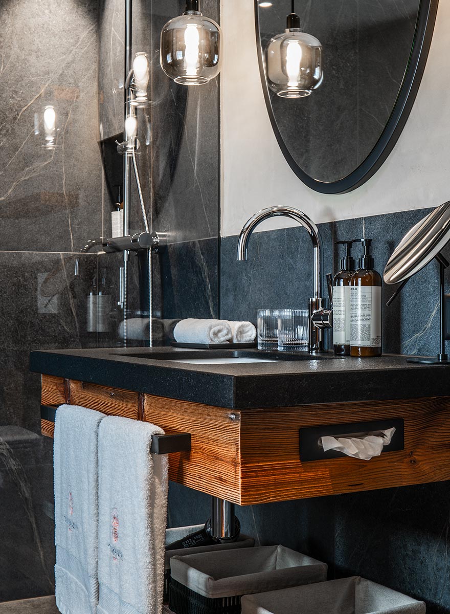 Waschtisch im Hotelbad