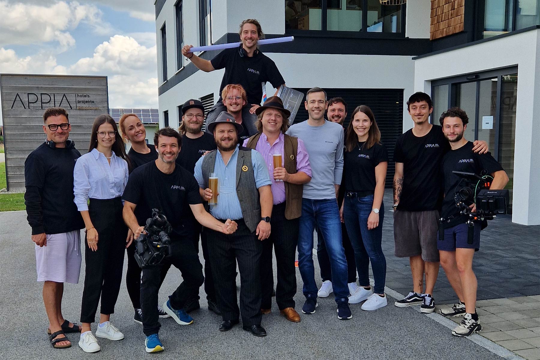 Filmdreh mit Spreadfilms, Tom & Basti, Andreas Thiele