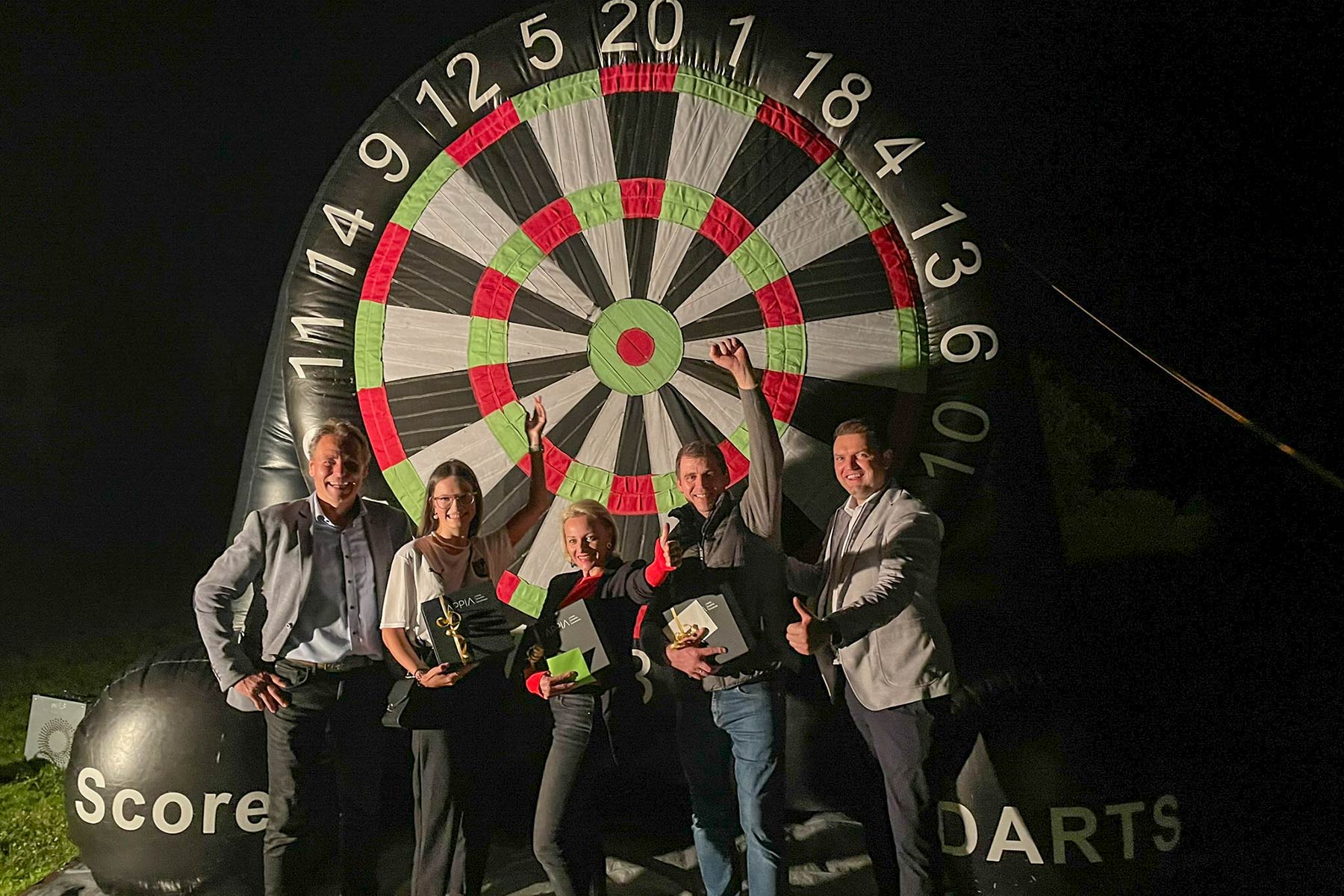 Appia Sommerfest mit Fu&szlig;ball-Dart