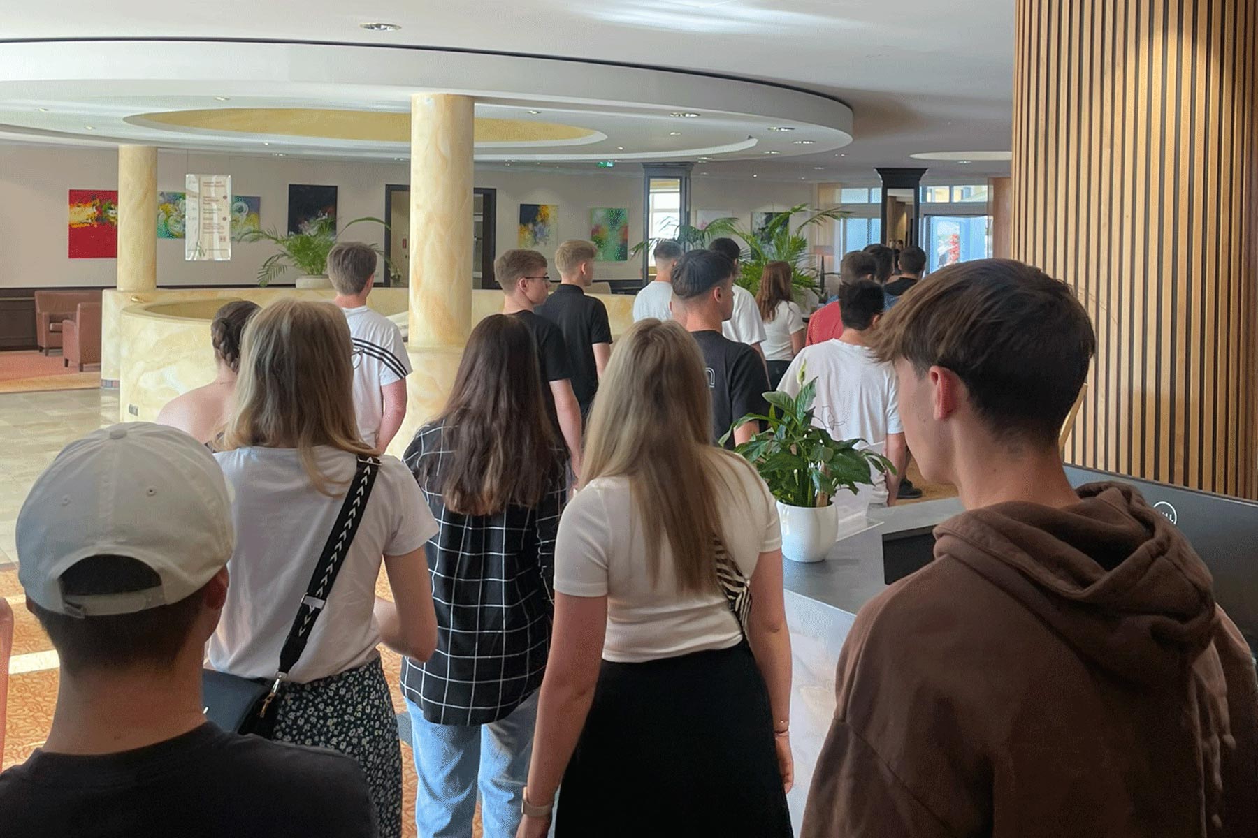 Azubiausflug mit Besuch der Klinik und Hotel St. Wolfgang