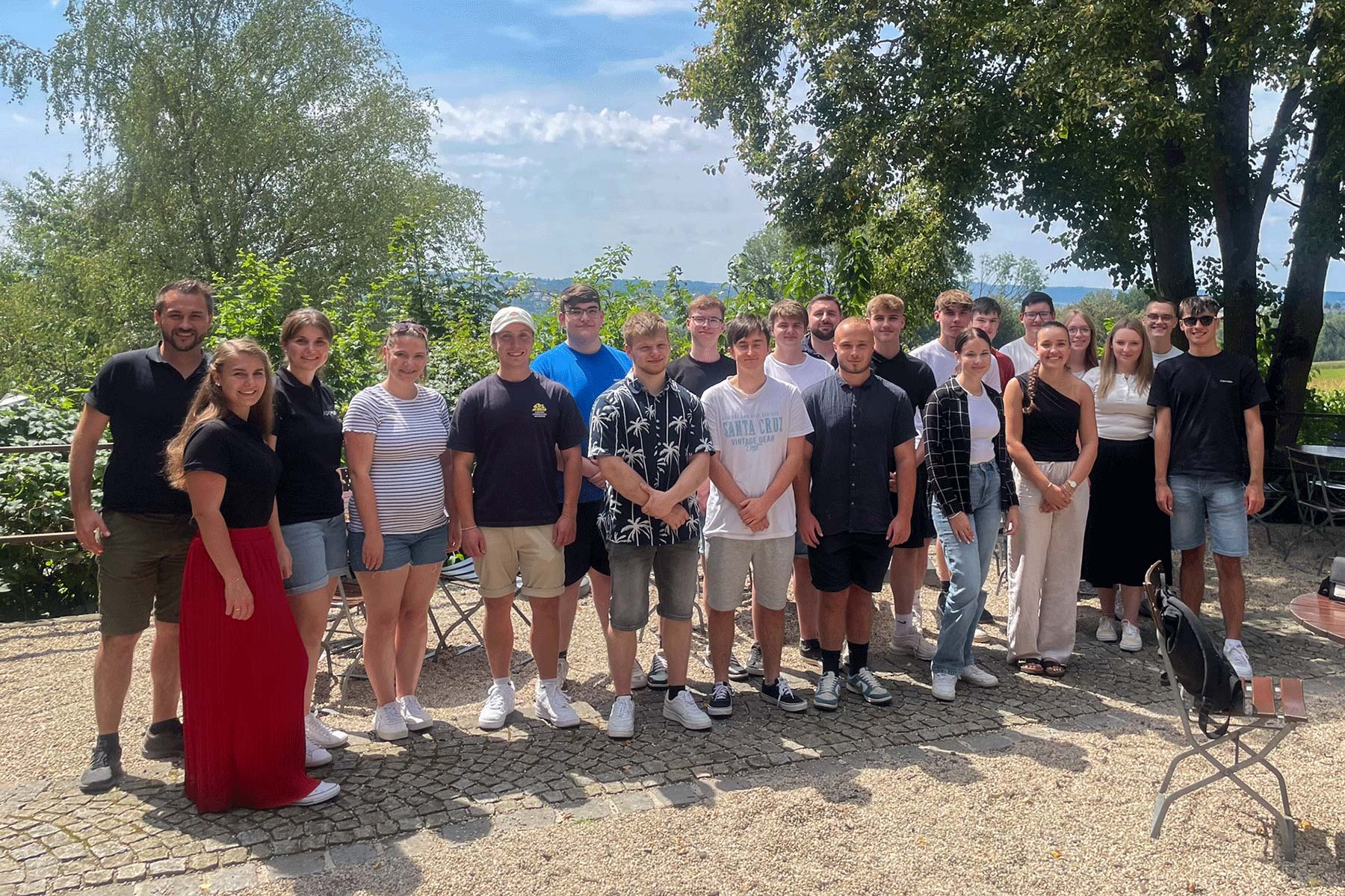 Appia Azubiausflug 2024 Gruppenfoto