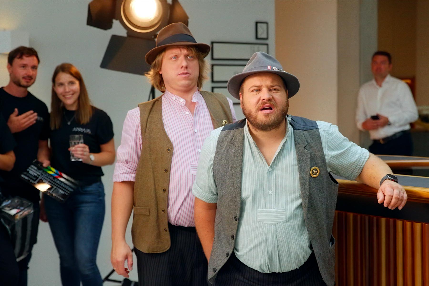 Mitarbeiterfilm mit Tom & Basti