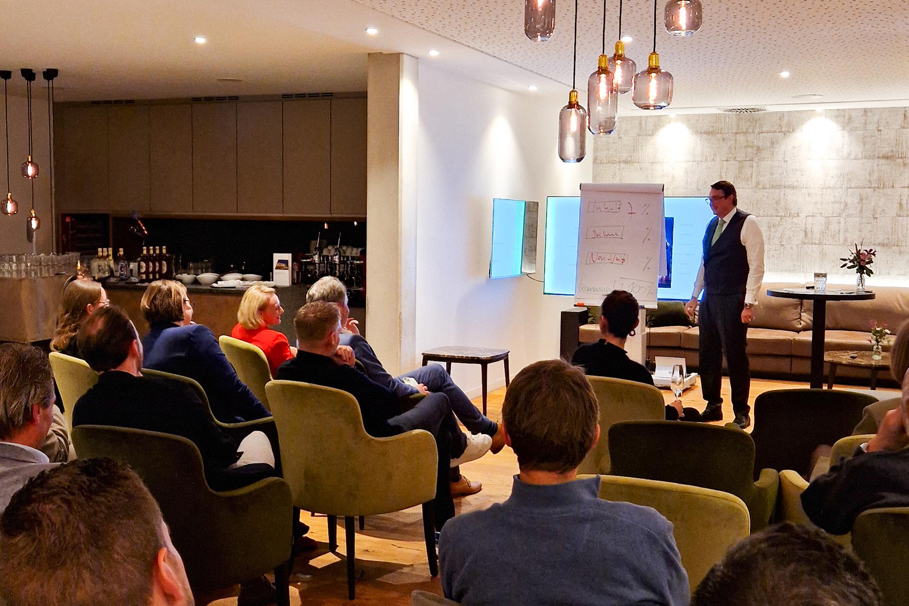 Ansicht Lobby unter der Veranstaltung Hoteliers im Dialog