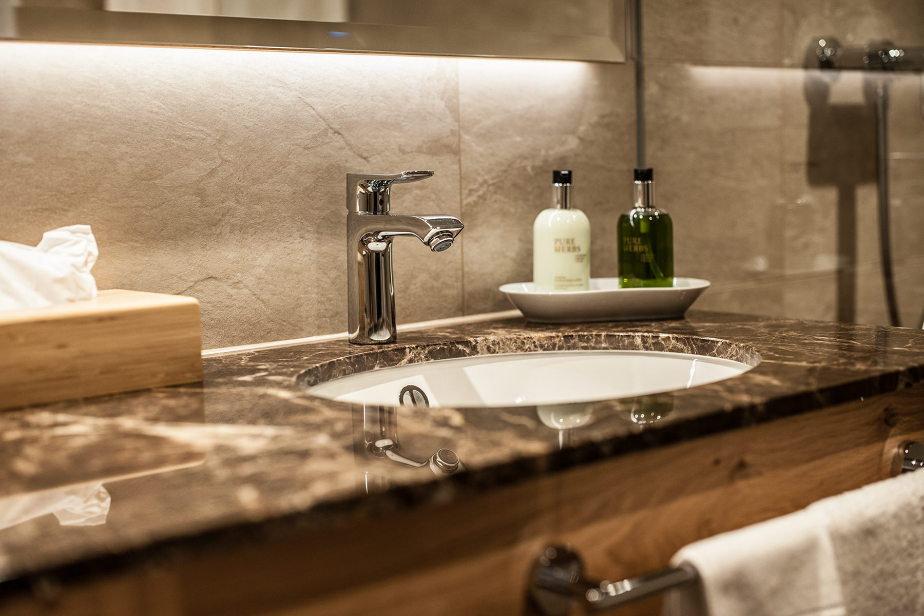 Badezimmer in Liestal im Hotel Bad Schauenburg