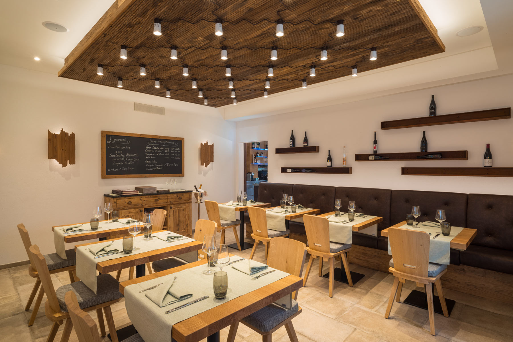 Essensbereich in Liestal im Hotel Bad Schauenburg