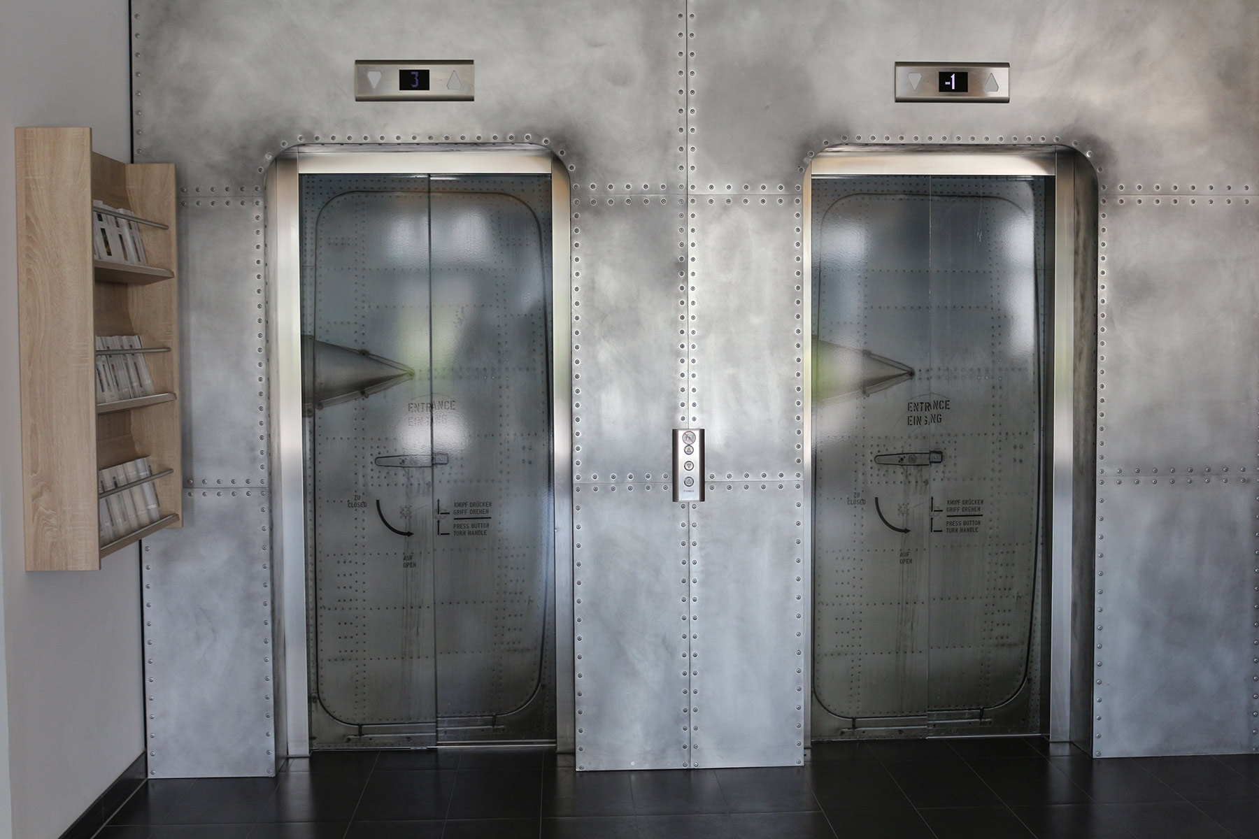 Aufzugsansicht im Essential by Dorint in Stuttgart