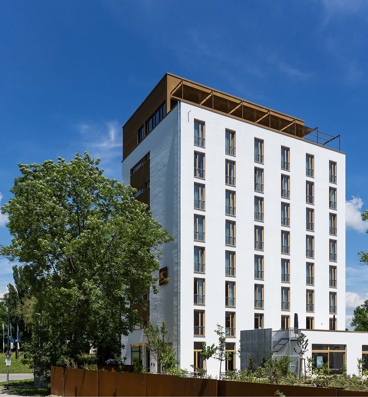 Au&szlig;enansicht vom Hotel K99 in Radolfzell