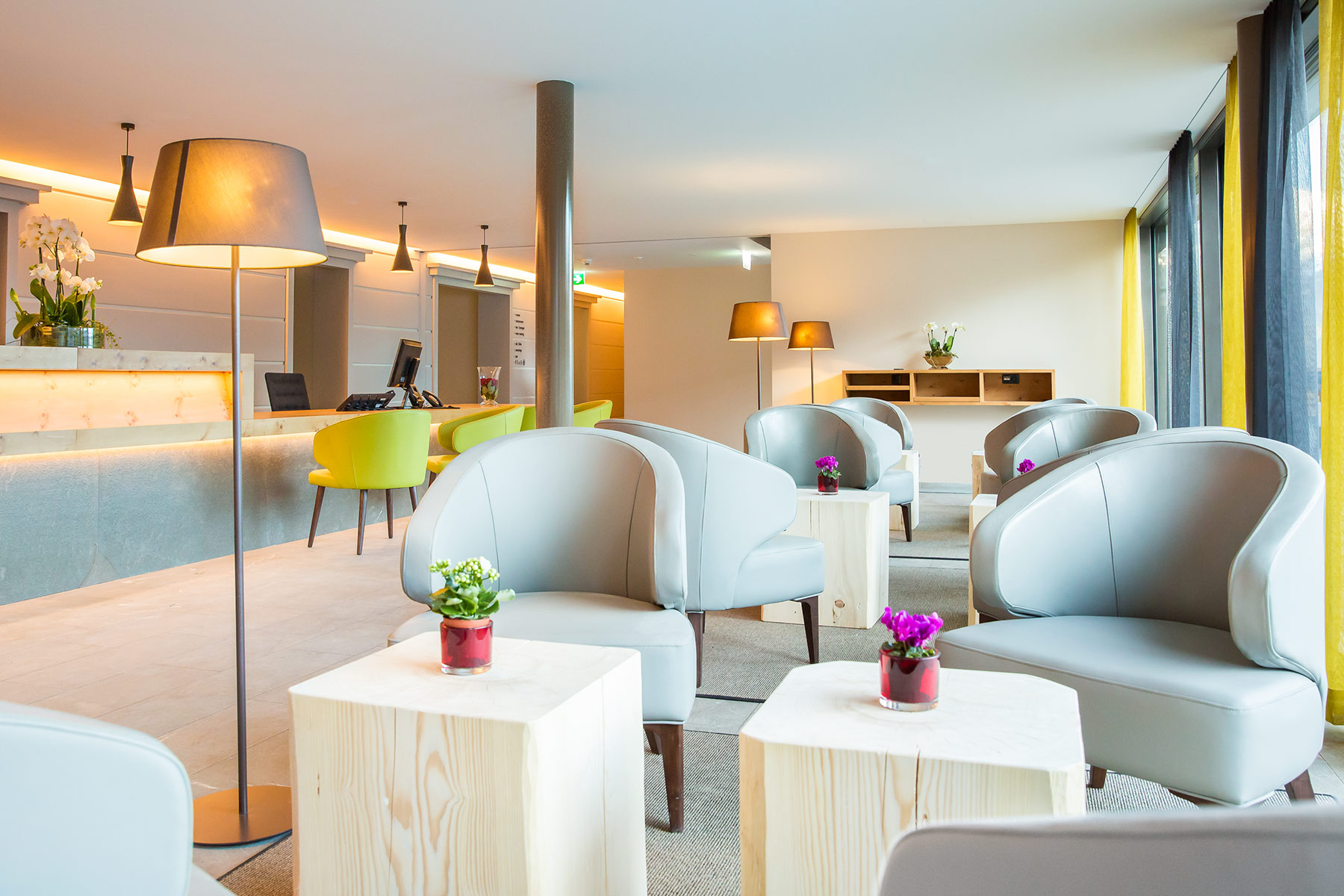 &Ouml;ffentlicher Bereich - Lobby im Hotel The Alpin Mountain Resort in Tschiertschen