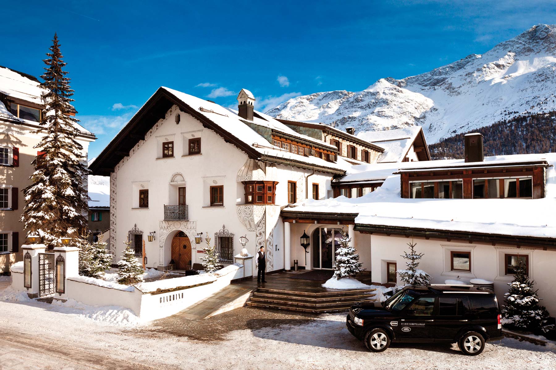 Außenansicht des Giardino Mountain St. Moritz
