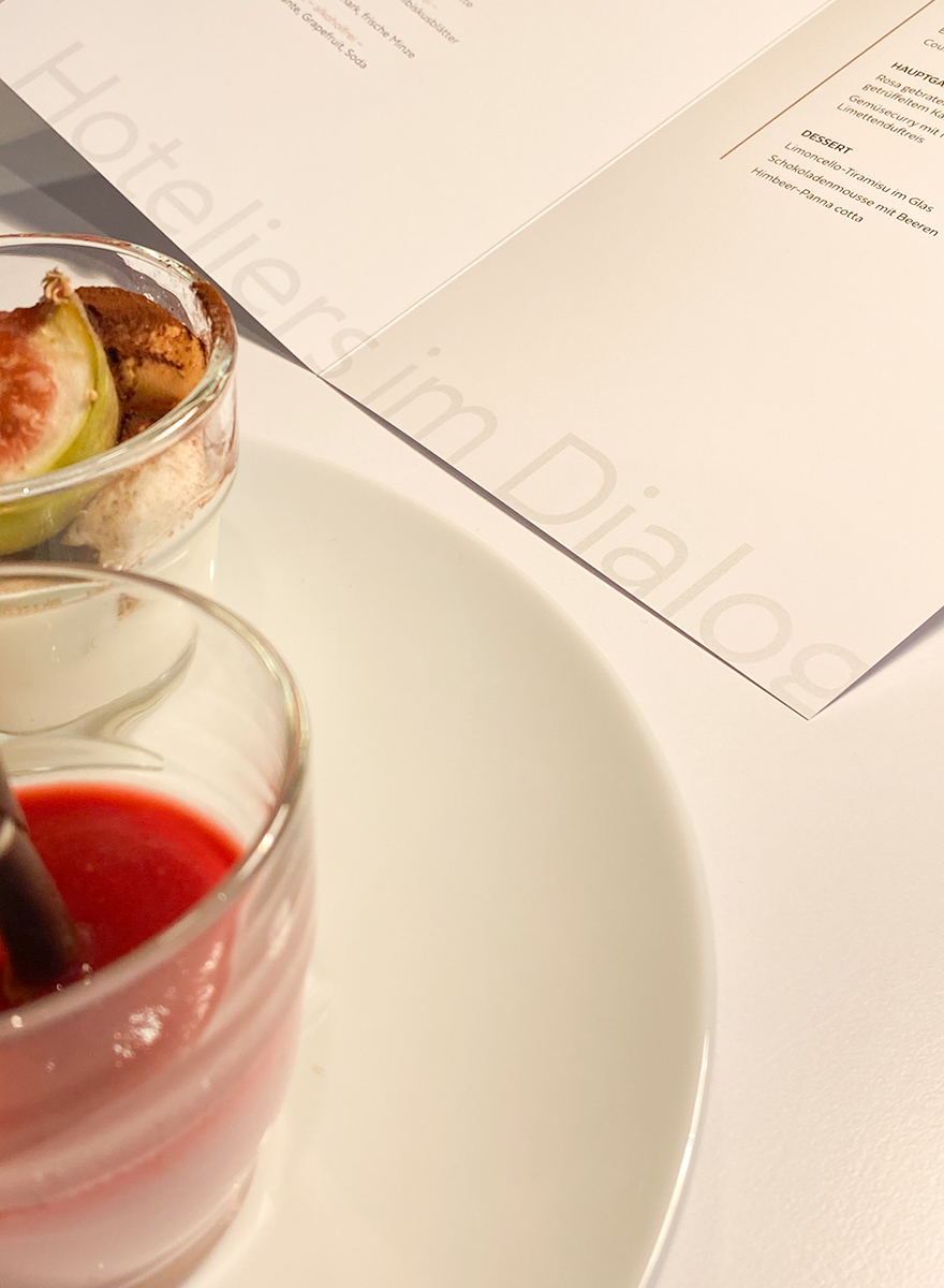 Nachspeise & Karte von der Veranstaltung Hoteliers im Dialog bei APPIA