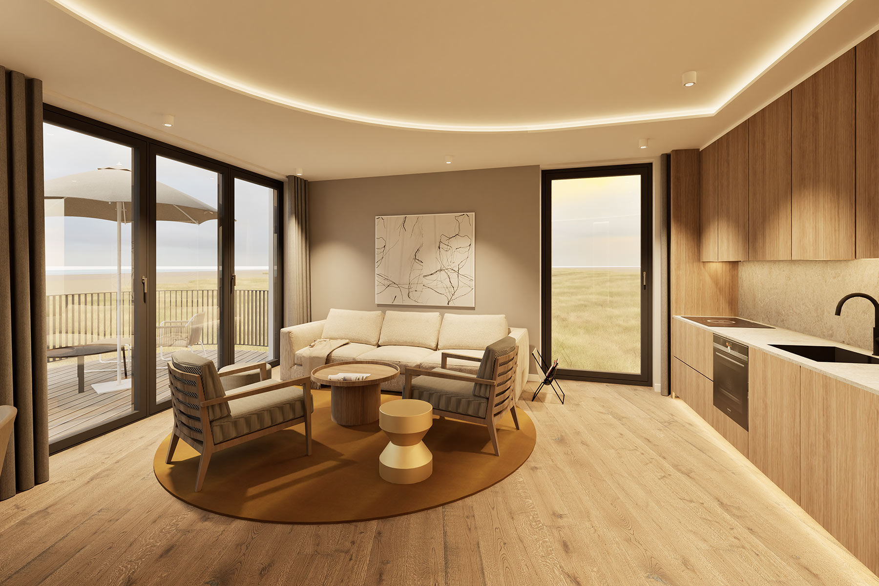Wohnung im Stil Light Dunes