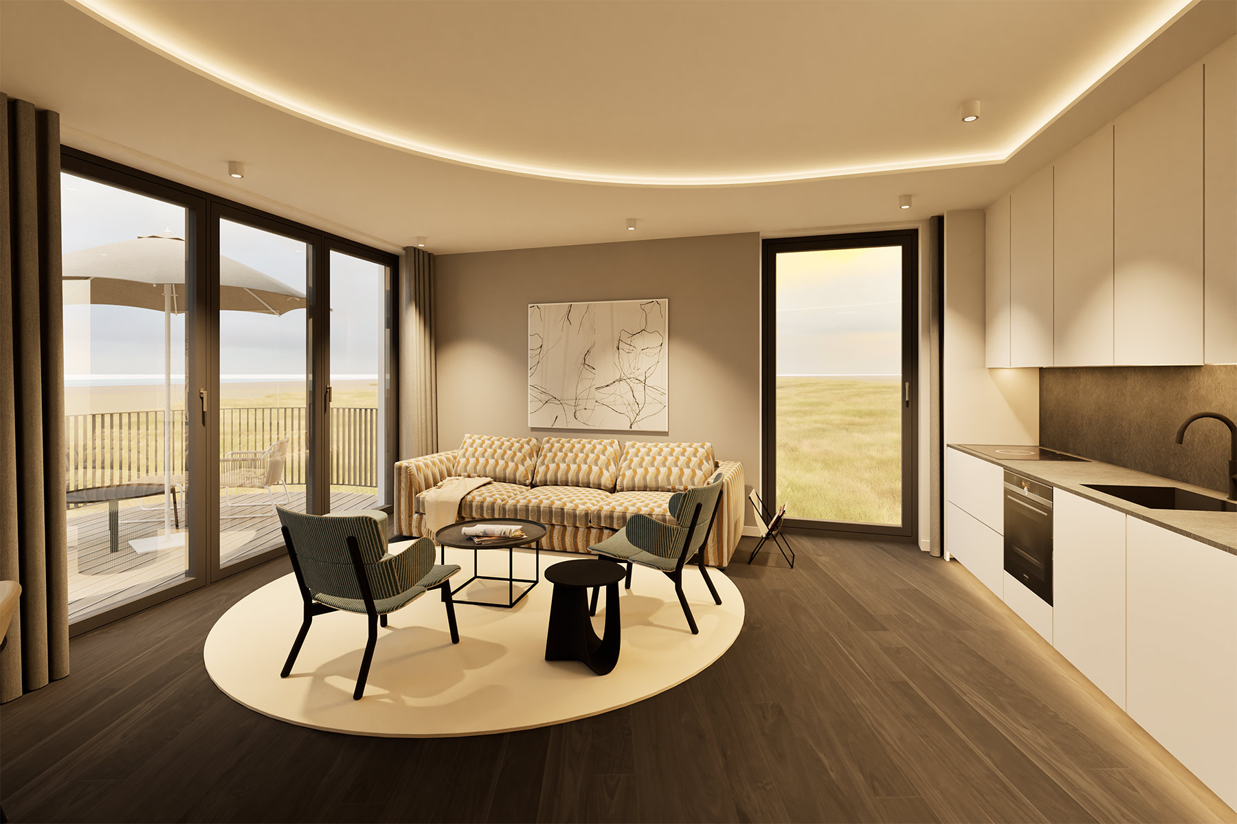 Wohnung im Stil Modern Dunes