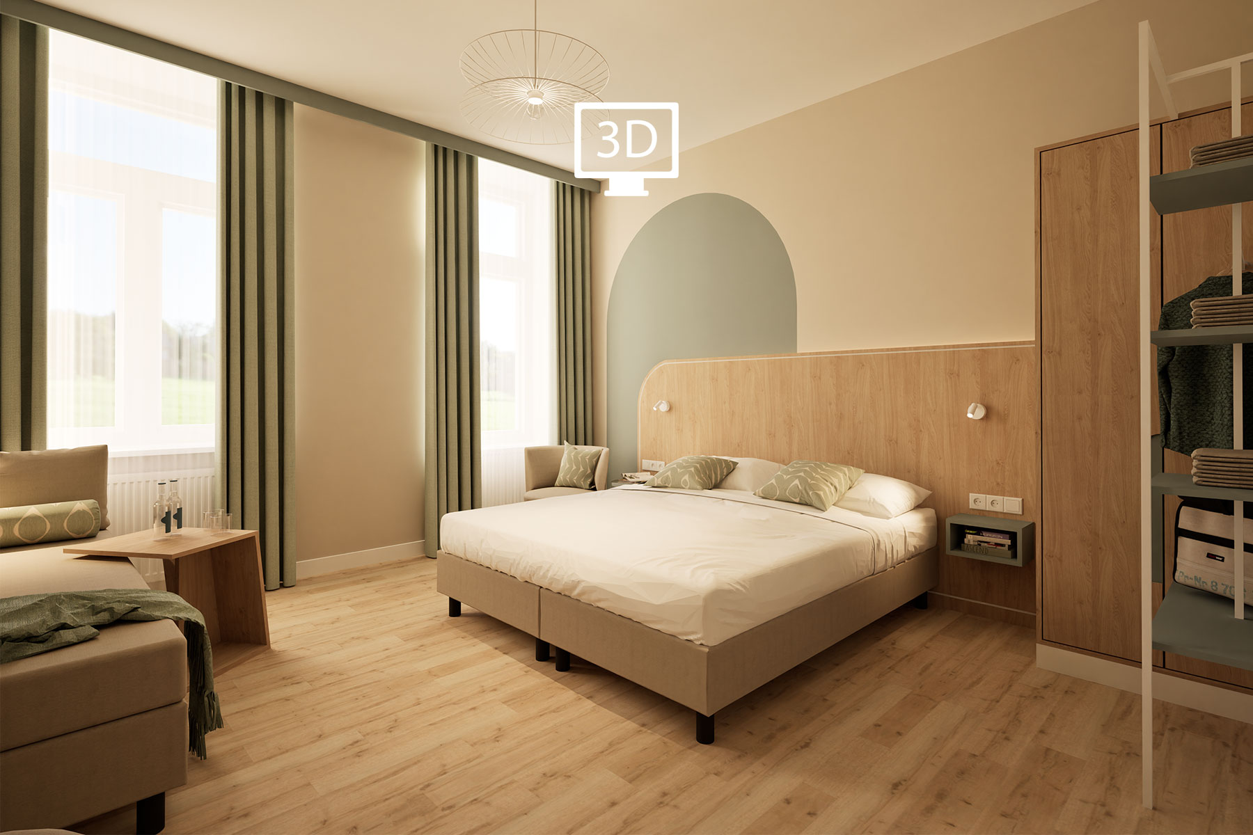 Hotelarchitektur im G&auml;stehaus Centro Konstanz