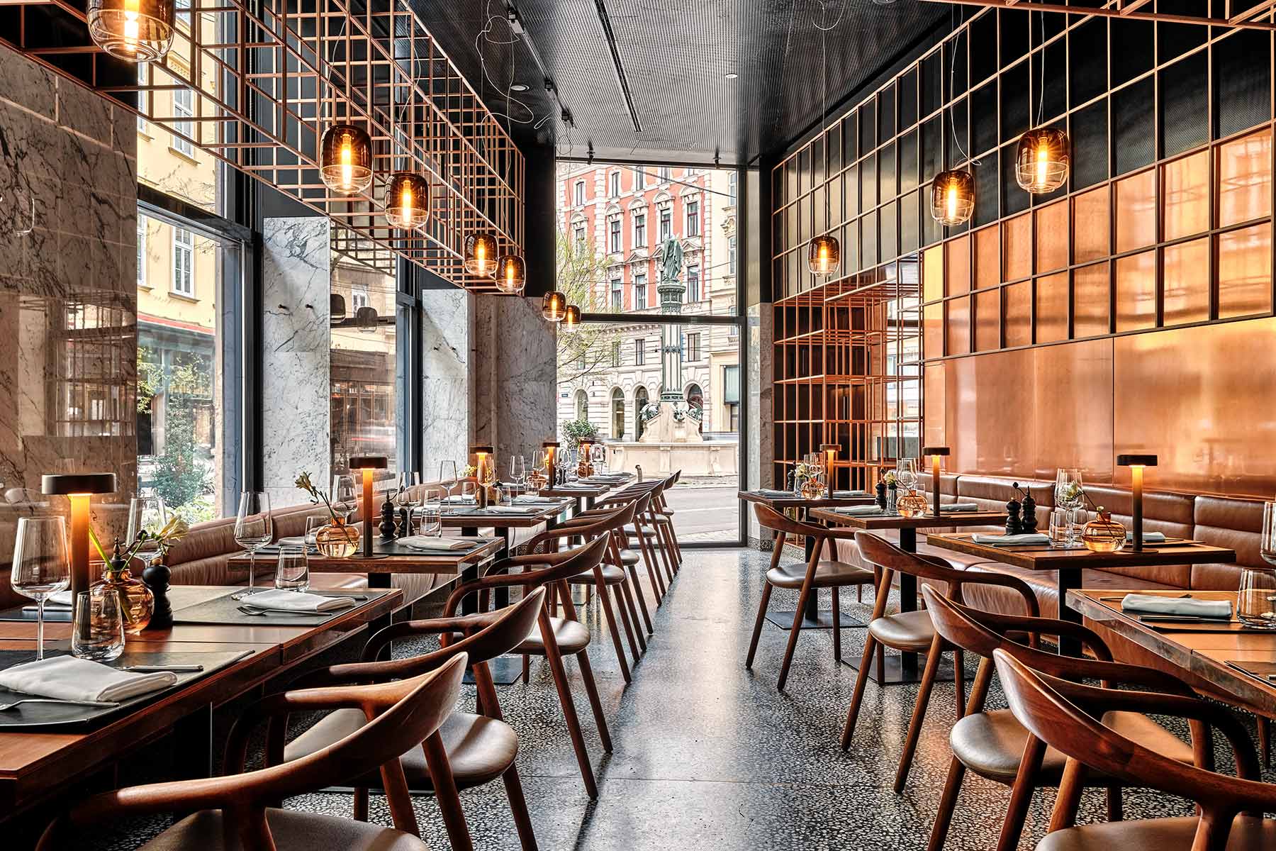 Wien Das Triest Radisson Blu Hotel Essensbereich Restaurant