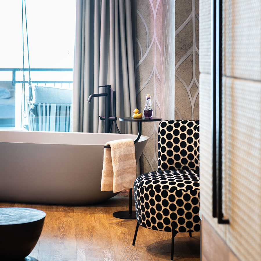 Hotelarchitektur mit Spa en suite