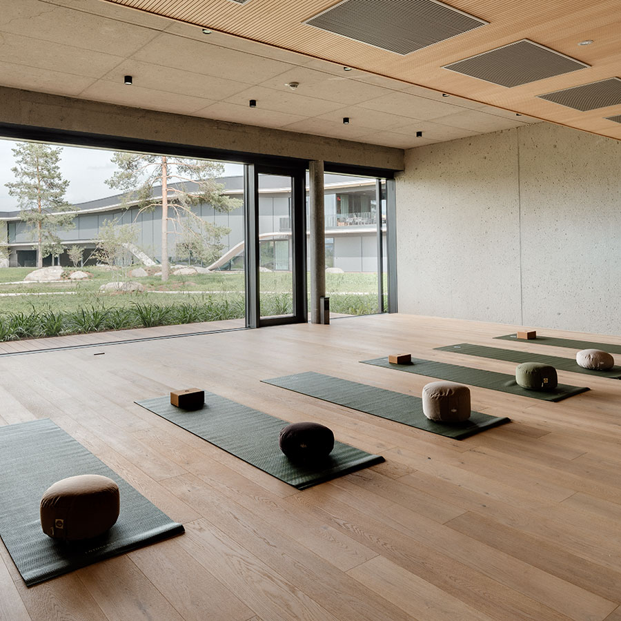 Innenausbau Yoga Raum