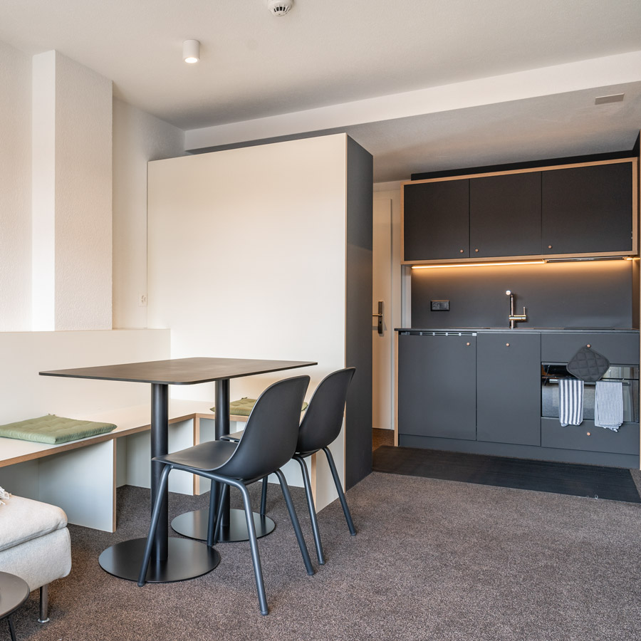 2-Zimmer-Apartment Einrichtung