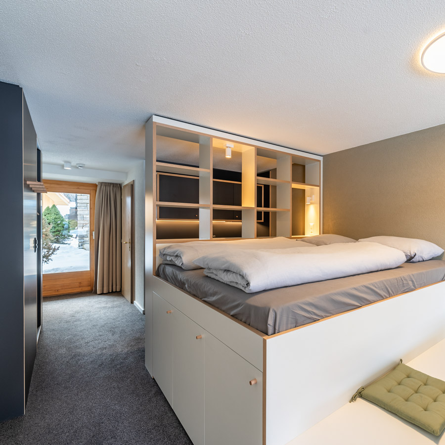 Stauraum-L&ouml;sung im Personalwohnhaus