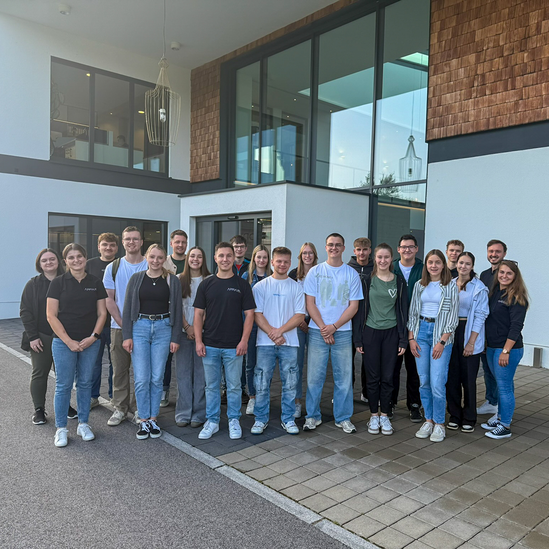 Gruppenfoto Azubi-Ausflug Peterskirchen