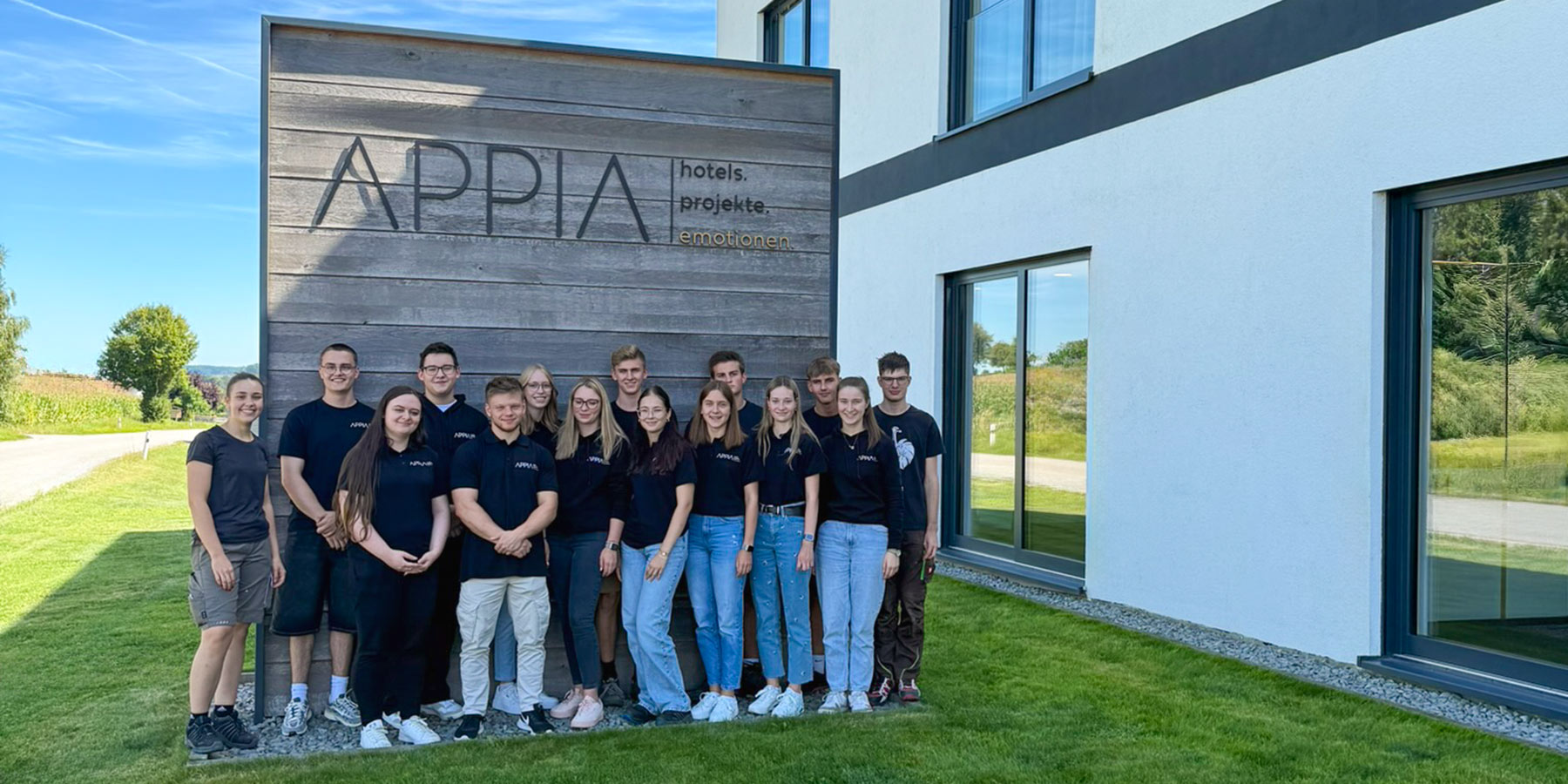 Gruppenfoto in der Gr&uuml;nen Wiese rund um Appia