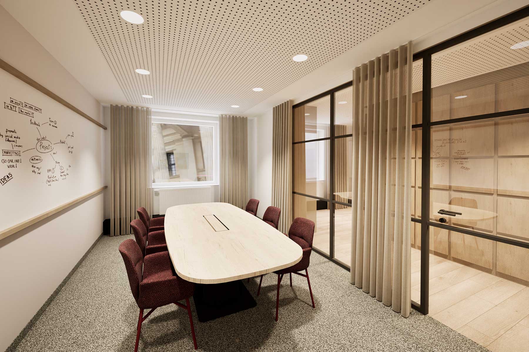 Besprechungsraum für Meetings beim Sparkassenverband Bayern in München