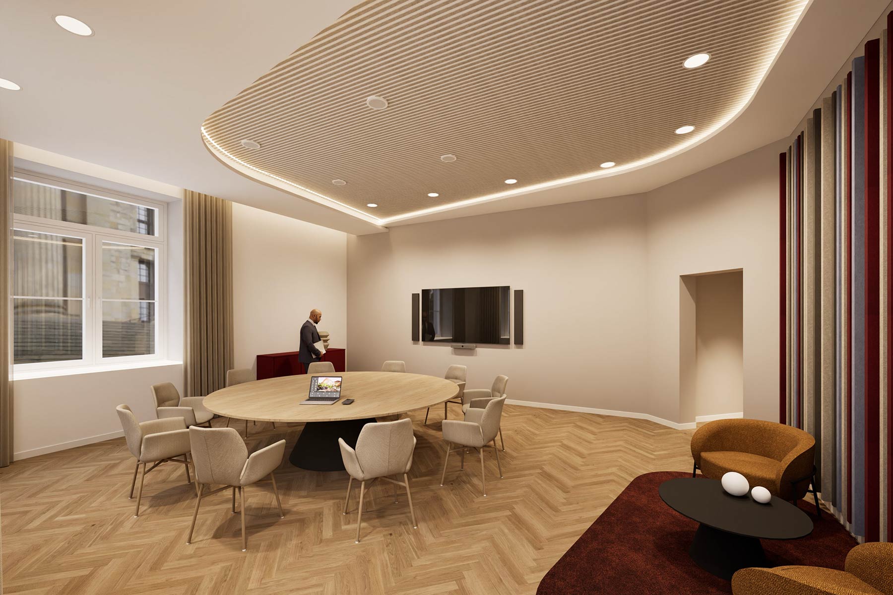 Konferenzraum Vize-Präsident mit Innenarchitektur von Appia