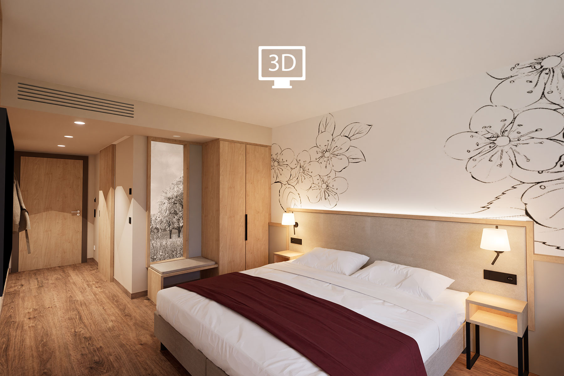 the new hotel rooms at the Hotel Heidelberg in Aadorf