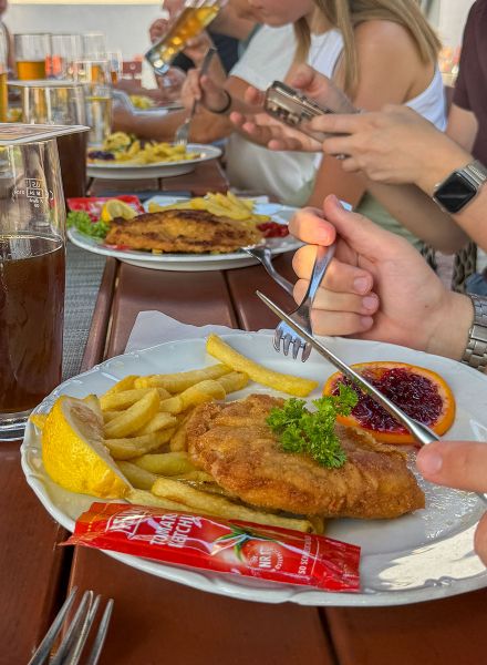Wiener Schnitzel im Forster am See in Eching