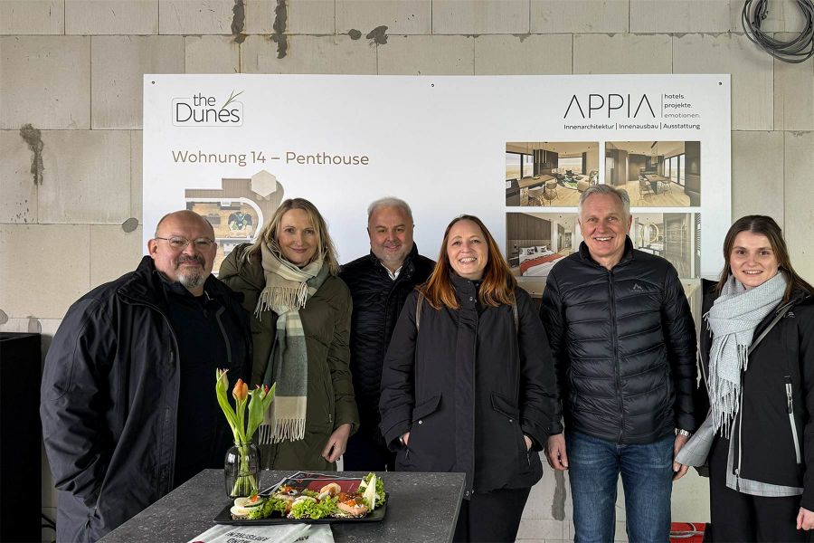 Das Appia-Team baut Appartmenthäuser in List The Dunes