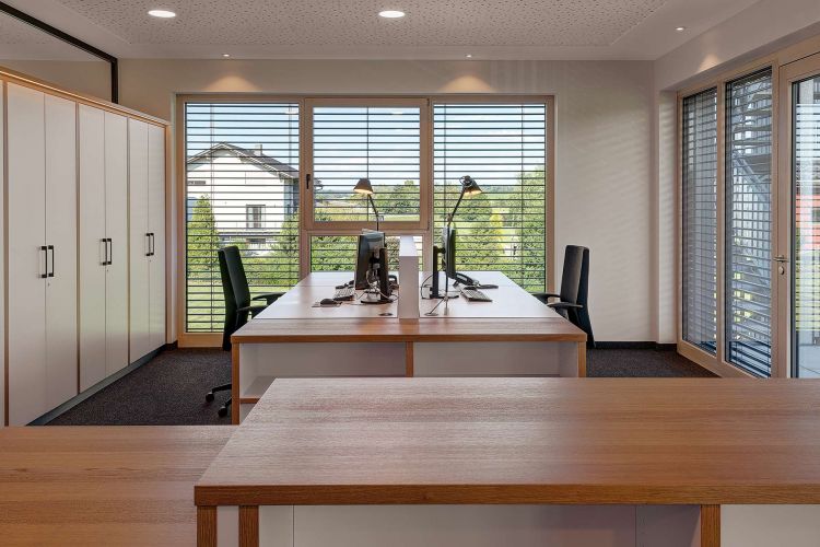 Büro der Projektleitung bei Appia Contract